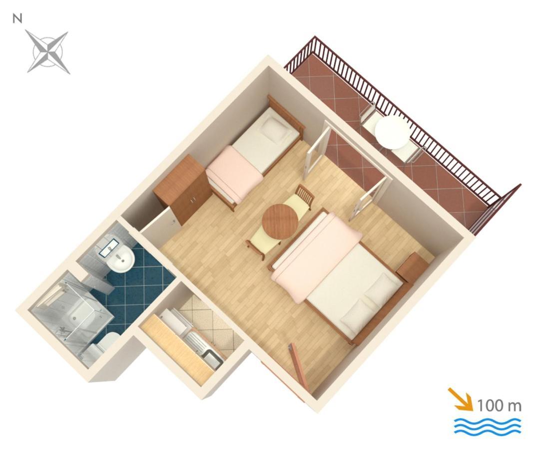 Apartments By The Sea Podaca, Makarska - 515 المظهر الخارجي الصورة