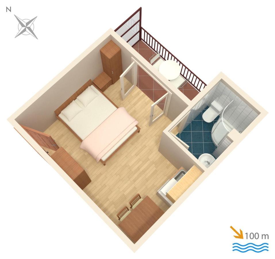 Apartments By The Sea Podaca, Makarska - 515 المظهر الخارجي الصورة